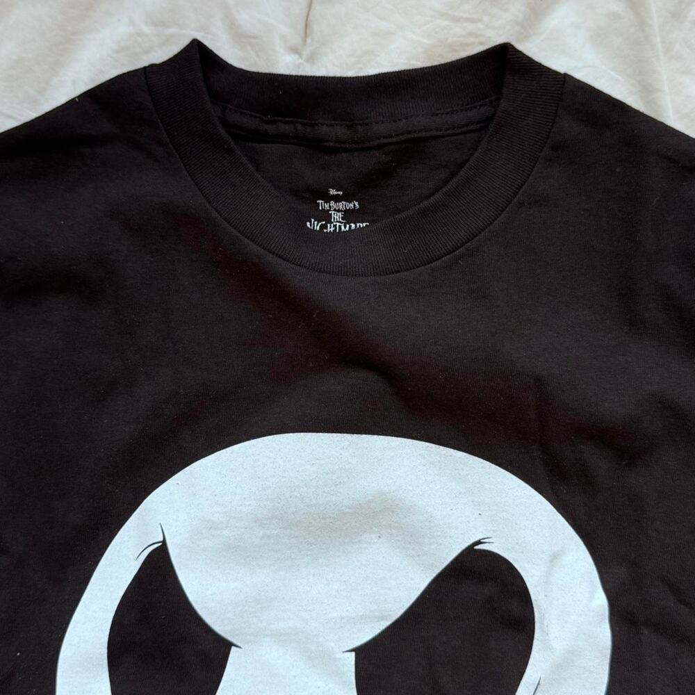 Nightmare before christmas black tee sz m mall goth emo hot topic cotton - Picture 6 of 7